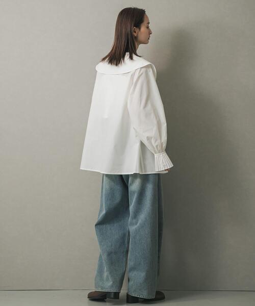 「SENSE OF PLACE by URBAN RESEARCH」 長袖ブラウス ONE オフホワイト レディース_画像7
