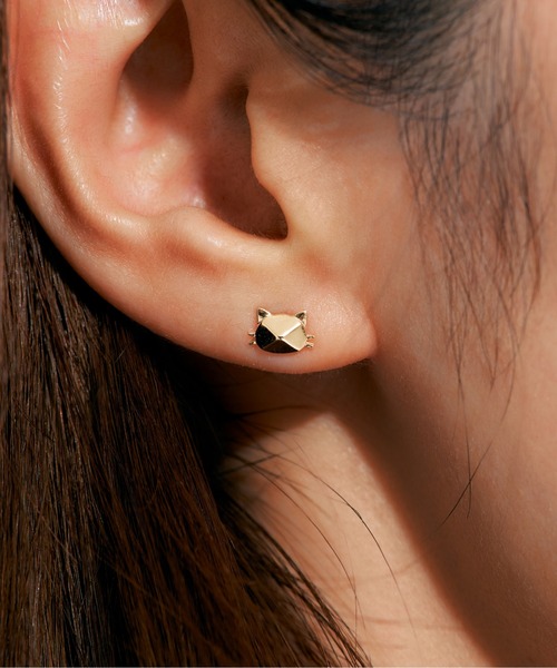 ピアス K10 モチーフ ピアス レディース メンズの画像