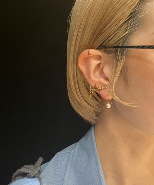 Jouete（ジュエッテ） ピアス 「アークピアス」 ダイヤモンド×パール