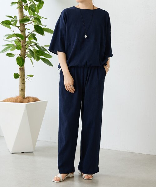 BEARDSLEY（ビアズリー） ブラウス シャツ シュリンクプルオーバー