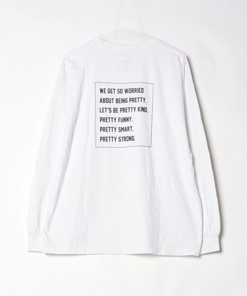 「SEAGREEN」 長袖Tシャツ 1 ホワイト メンズ_画像2