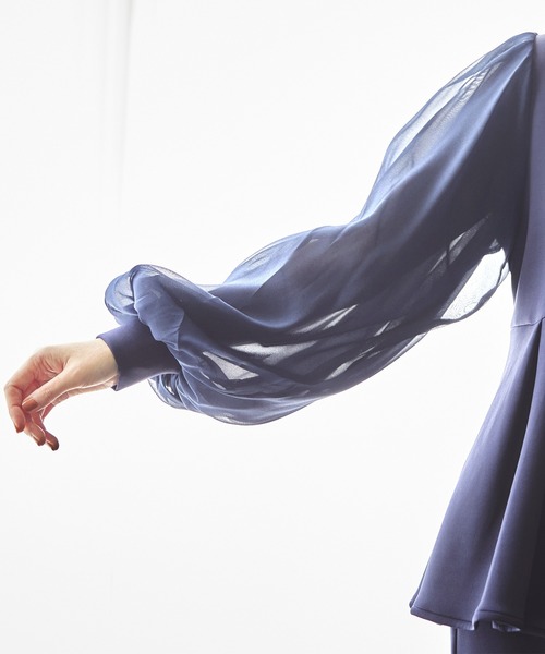 「RUIRUE BOUTIQUE」 セットアップ M ネイビー レディース_画像5