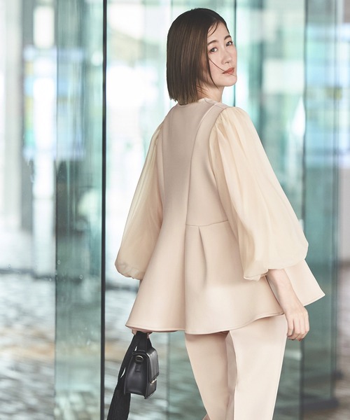 「RUIRUE BOUTIQUE」 セットアップ M ネイビー レディース_画像9