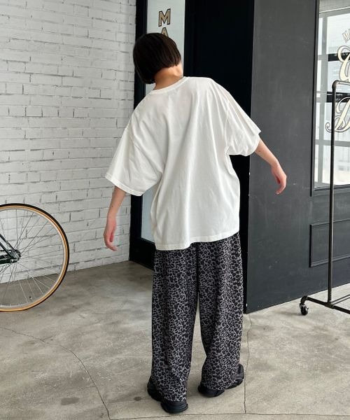 「PBLIM」 半袖Tシャツ LARGE チャコールグレー レディース_画像5