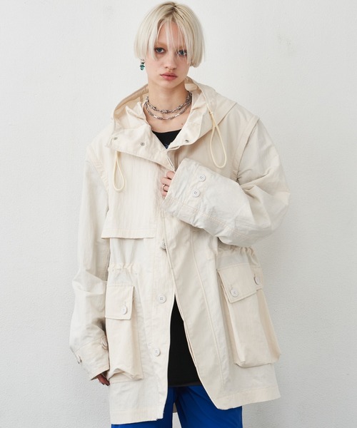 「AIVER」 ジャケット LARGE ベージュ メンズ_画像2