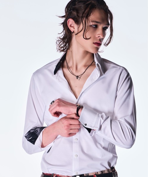 シャツ kiryuyrik/キリュウキリュウ/Cuffs Buttom Shirt メンズの画像