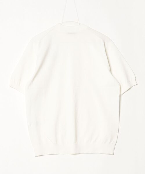 「UNITED ARROWS」 半袖ニット M ベージュ メンズ_画像2