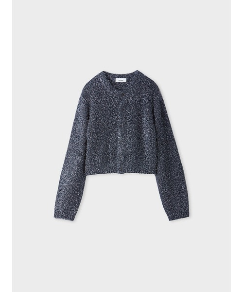 「MIESROHE」 ニットカーディガン FREE シルバー レディース_画像8