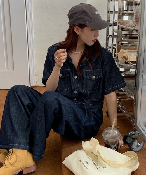 「Girly Doll」 セットアップ F ネイビー レディース_画像6