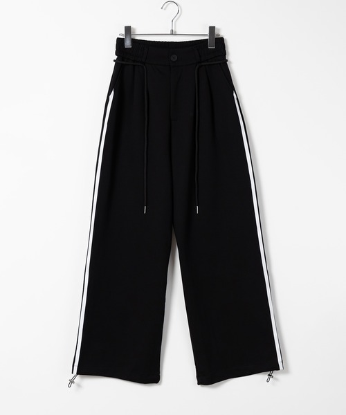 「me+em select」 パンツ MEDIUM ブラック レディース_画像2