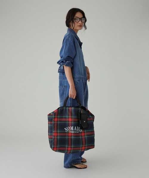 NOMADIS トートバッグ チェック柄 NOMADIS（ノマディス） トートバッグ 大きめ 「NOMADIS」SAC2 CHECK