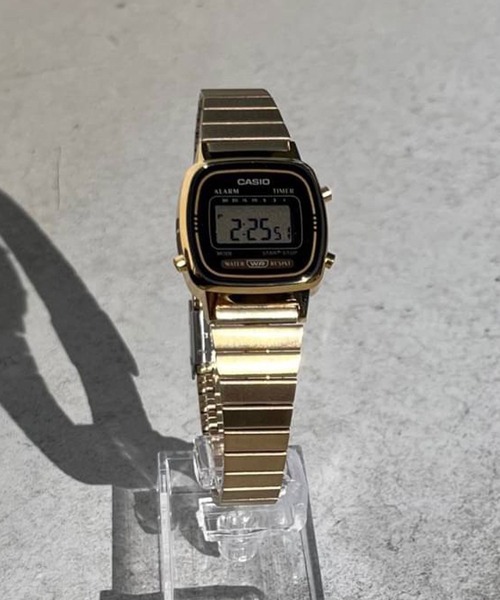 CASIO（カシオ） デジタル腕時計 FREE ゴールド メンズ : ZOZOTOWN