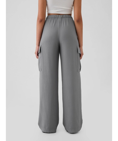 「GAP」 カーゴパンツ L グレー レディース_画像4