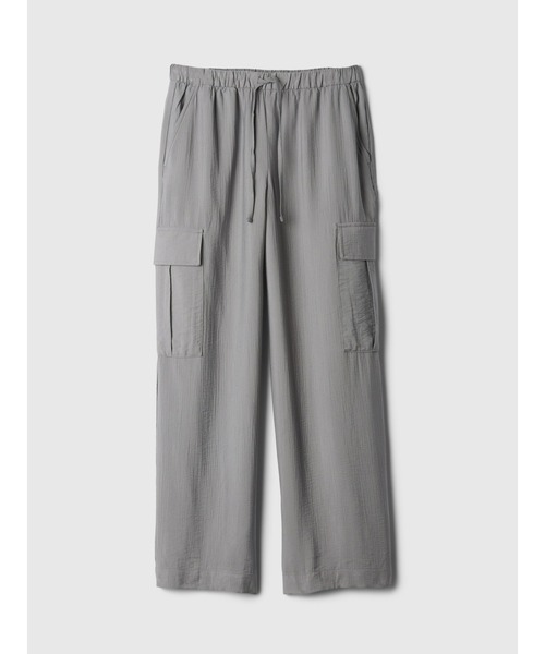 「GAP」 カーゴパンツ L グレー レディース_画像8