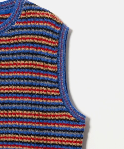 Coohem（コーヘン） ベスト ジレ BORDER KNIT VEST/ベスト メンズ