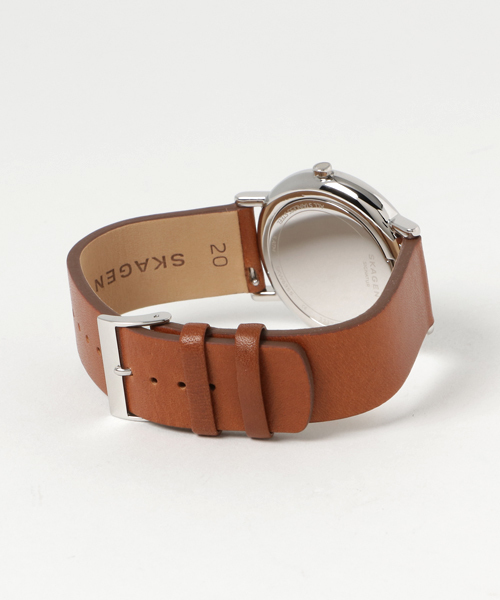 SKAGEN（スカーゲン） 腕時計 腕時計 メンズ アナログ レザー SKW6355