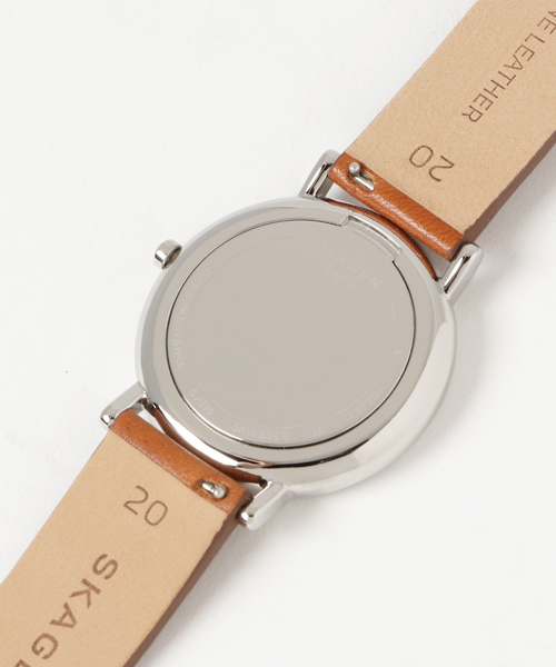 SKAGEN 腕時計 スカーゲン メンズ アナログ レザー SKW6355