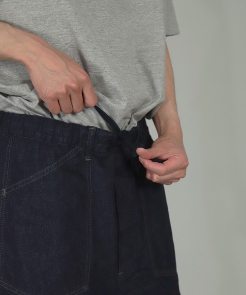 OMNIGOD デニムパンツ M 美品　ウエストゴム仕様 OMNIGOD ジーンズ 「OMNIGOD mens / オムニゴッド」 10ozデニム