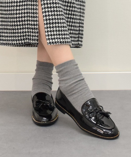 INTER-CHAUSSURES ローファー 「INTER-CHAUSSURES」タッセルリボン 