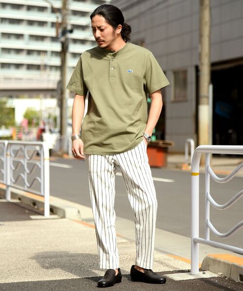 LACOSTE（ラコステ） ヘンリーネック tシャツ 「WEB限定/SHIPS別注