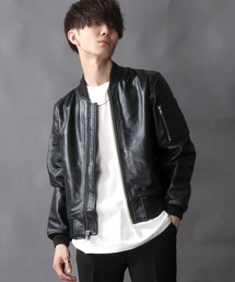 【値下げ】02deriv. 牛革 MA-1ジャケット 焦茶 サイズI 値下げ】02deriv. 牛革 MA-1ジャケット 焦茶 サイズI - メルカリ