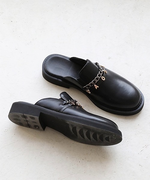 在庫あ新作 シューズ ドレスシューズ Spell Chain Leather Mule WO21S307SH ZOZOTOWN PayPayモール店 - 通販 - PayPayモール SALE定番人気