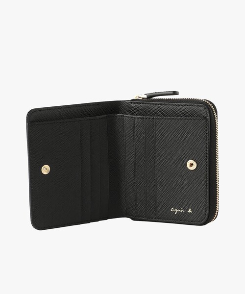 【極美品】agnis b. アニエスべー　二つ折り財布　折り財布25 24【極美品】agnis b. アニエス・ベー 二つ折り財布 折り財布 - メルカリ