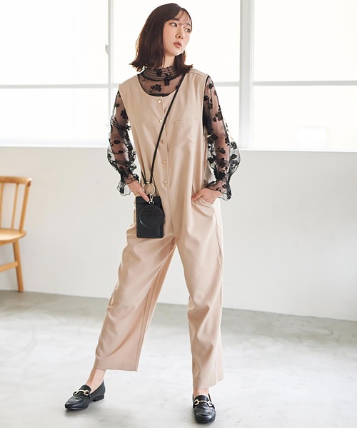 シャツ ブラウス 花柄チュール シャーリングトップス : ZOZOTOWN Yahoo