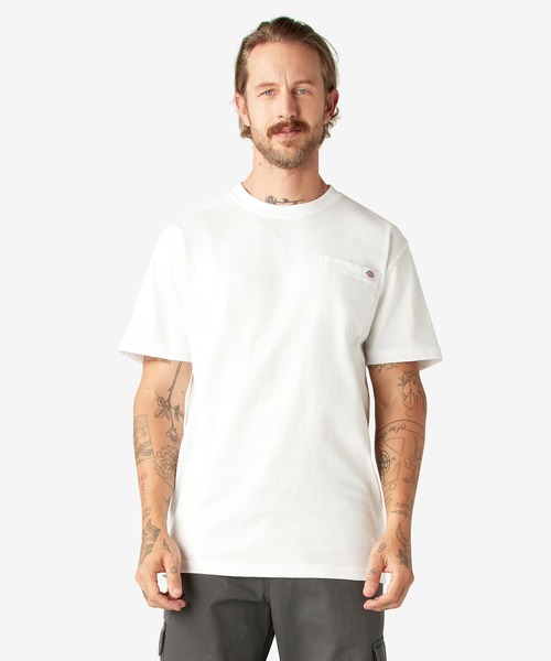 ディッキーズ ポケット S/S Tシャツ リラックスフィット Dickies tシャツ ヘビージャージー ポケット S/S Tシャツ