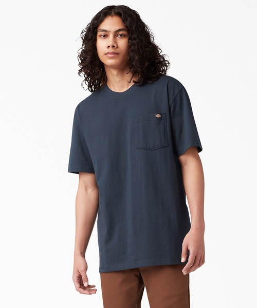 ディッキーズ ポケット S/S Tシャツ リラックスフィット Dickies tシャツ ヘビージャージー ポケット S/S Tシャツ