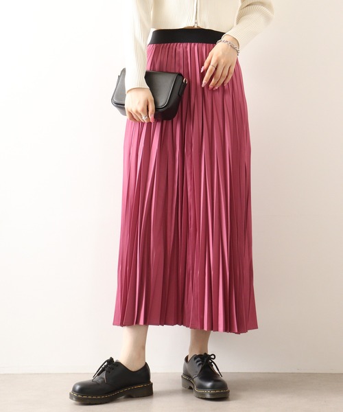 hunch（ハンチ） スカート キャンバスメモリー メモリープリーツSK