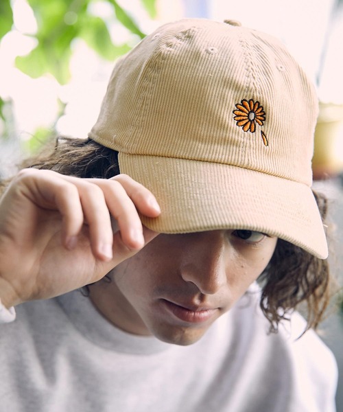UN-FILLED（アンフィルド） キャップ 帽子 mko11565- GERBERA EMB