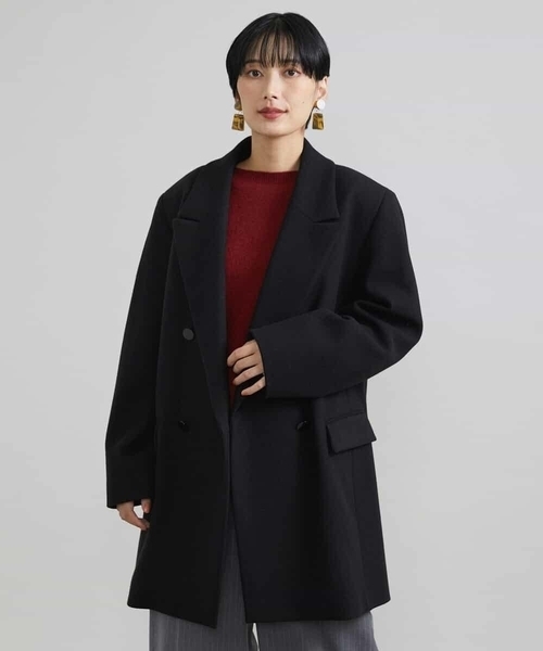 新品未使用タグ付　マイケルクライン　チェスターコート　ベルト　アンゴラ混　L ウールモッサ ロングチェスターコート(チェスターコート) | MK