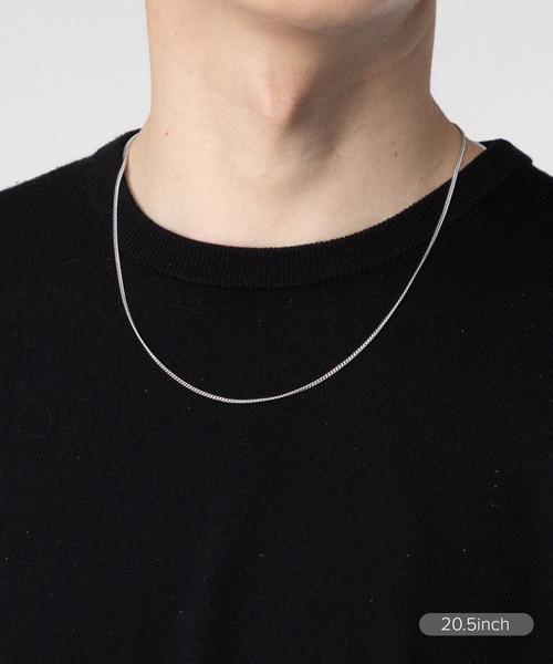 TOM WOOD（トムウッド） ネックレス TOM WOOD Curb Chain Slim カーブ