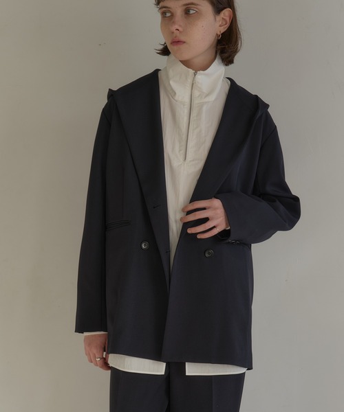 ジャケット・アウター MANOF HOOD OVER JACKET MANOF（マノフ） コート アウター HOOD OVER JACKET レディース