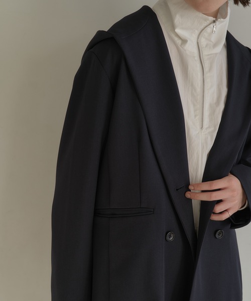 MANOF（マノフ） コート アウター HOOD OVER JACKET レディース