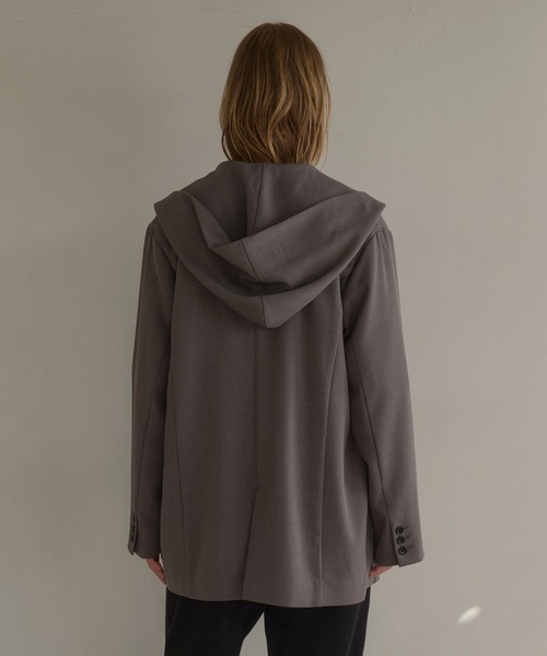 MANOF（マノフ） コート アウター HOOD OVER JACKET レディース