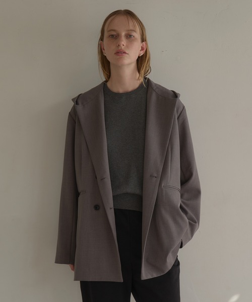 ジャケット・アウター MANOF HOOD OVER JACKET MANOF（マノフ） コート アウター HOOD OVER JACKET レディース