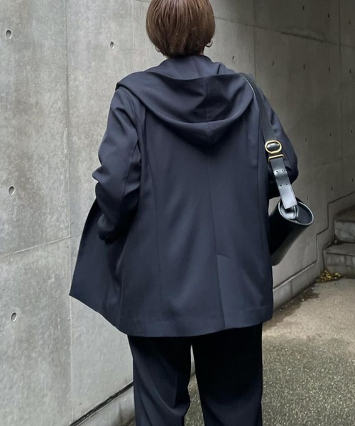 MANOF（マノフ） コート アウター HOOD OVER JACKET レディース