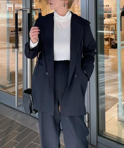 MANOF（マノフ） コート アウター HOOD OVER JACKET レディース