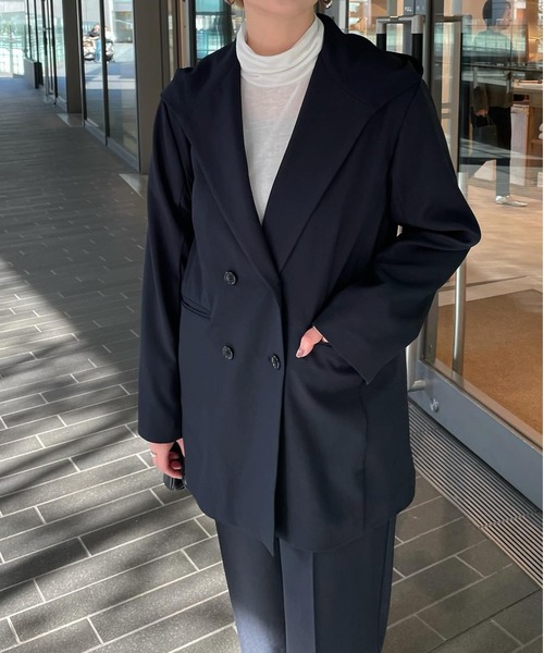 MANOF（マノフ） コート アウター HOOD OVER JACKET レディース