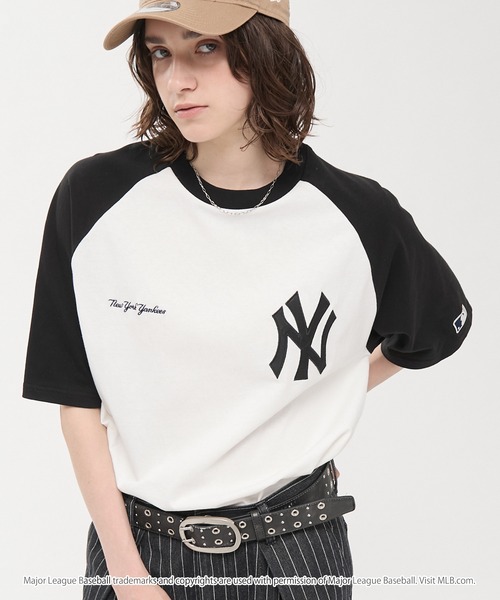 MLB tシャツ MLB/メジャーリーグベースボール 別注 ワッペン刺繍