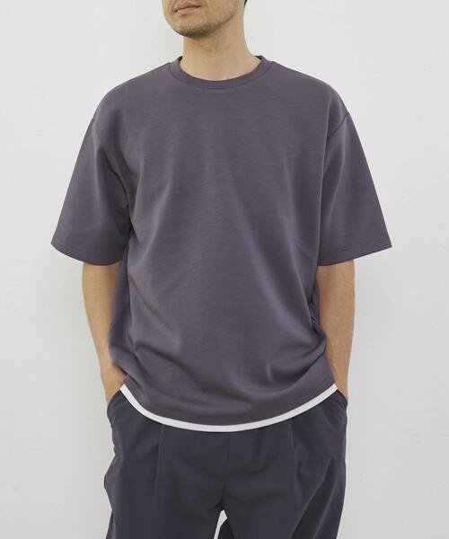 【MASTER FRAME/マスターフレーム】ライトダンボールフェイクレイヤードクルーネックTシャツ MASTER FRAME tシャツ 「MASTER FRAME/マスターフレーム」ライト