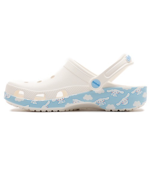 ✨新品【crocs】サンリオコラボ シナモロール クロッグサンダル　クロックス crocs】 クロックス CINNAMOROLL CLS CLG シナモロール
