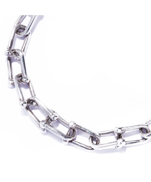 ブレスレット 「quip queint」box chain bracelet / ボックス チェーン ブレスレット レディース メンズの画像