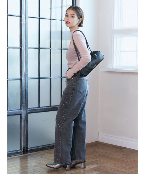ミサキのデニムパンツ MURUA ジーンズ デニム デニムパンツ ランダムホットフィックス