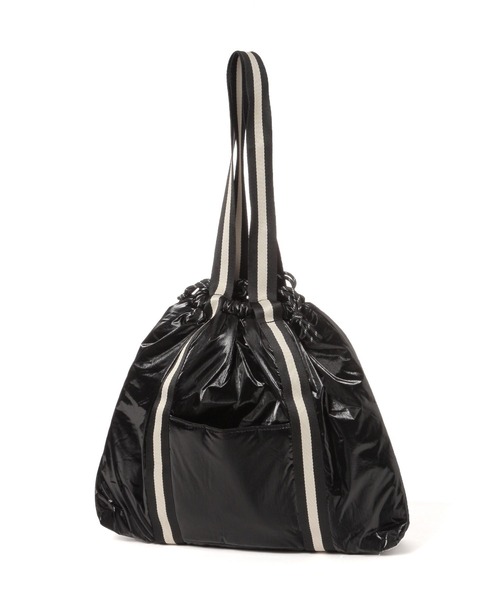 GLOBAL WORK（グローバルワーク） トートバッグ ラインテープ巾着