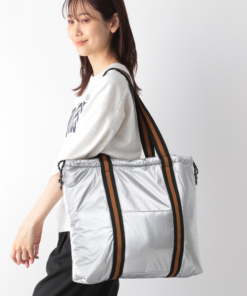 みなみ様返金用 GLOBAL WORK（グローバルワーク） トートバッグ ラインテープ巾着