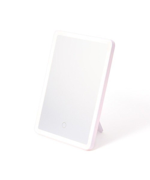 Francfranc コンパクトミラー ルチオ LEDスタンドミラー S