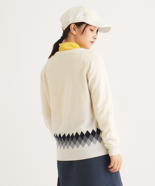 adabat（アダバット） ニット セーター ロゴデザイン 長袖カシミヤ